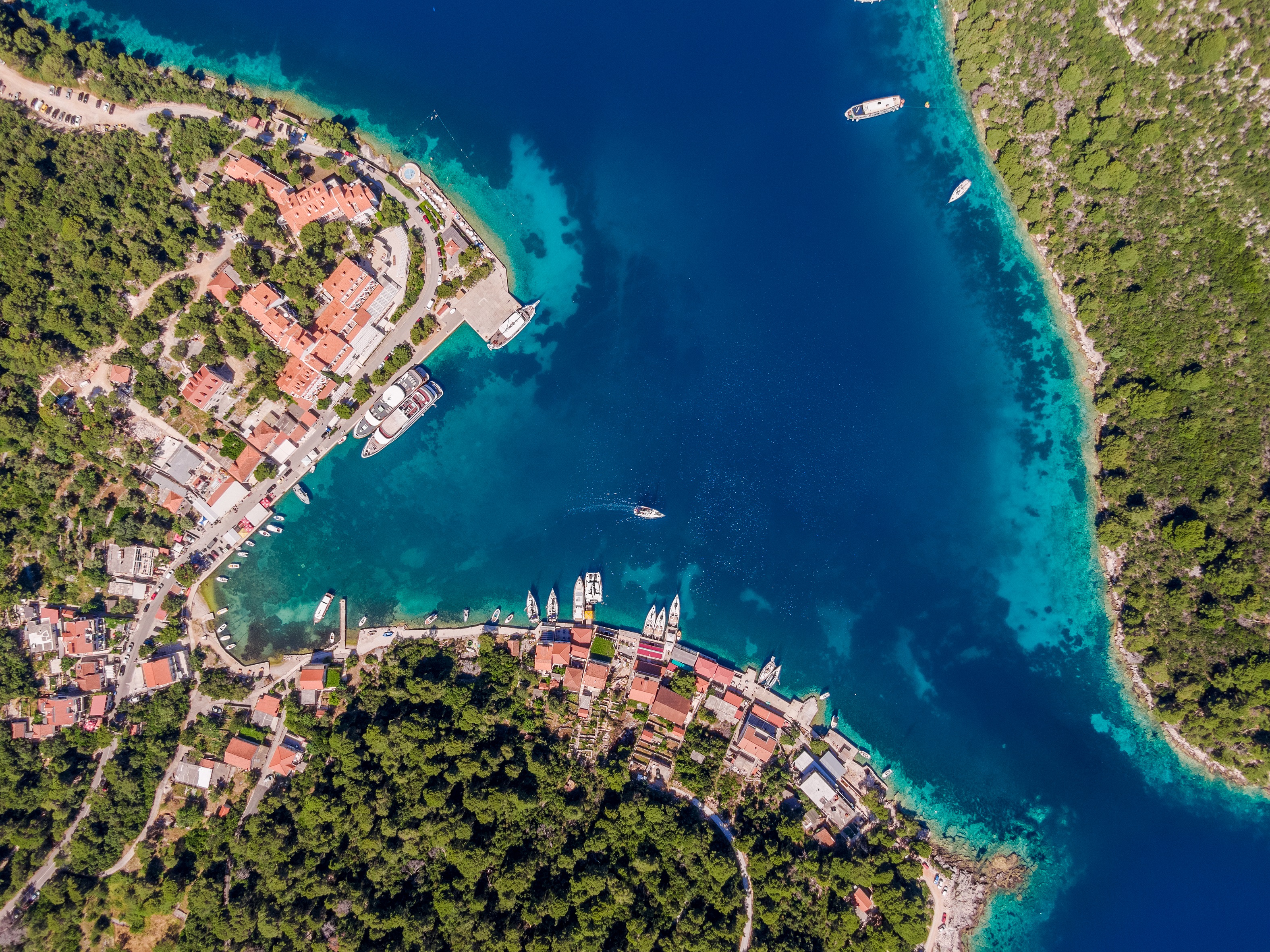 Pomena from above (Croatia Tourist Office)